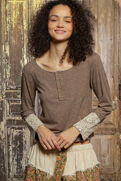 Crochet Sleeve Top