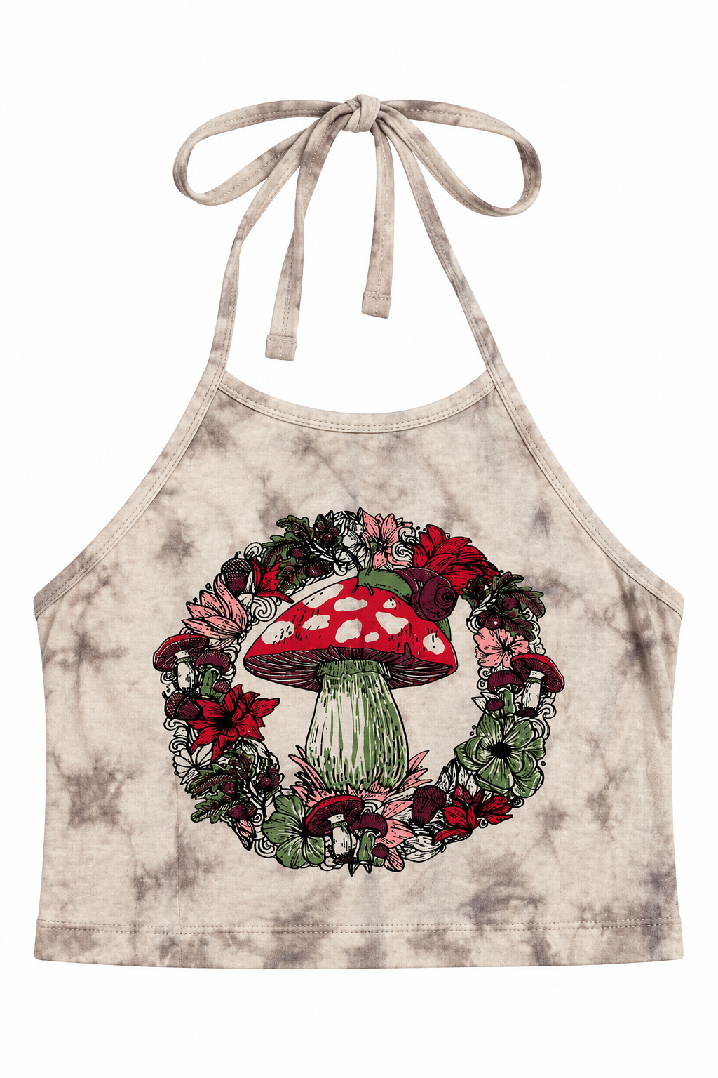 Mushroom Tye Dyed Halter