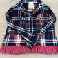 M/L Ruffled Flannel