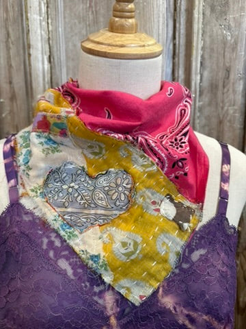 Up Cycled Kantha Bandanas