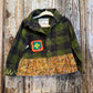 2T Ruffled Crochet Plaid