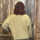 Yellow Cable Sweater