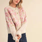 Pink Flower Cardi