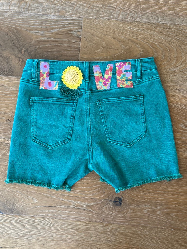 Mineral Washed Shorts