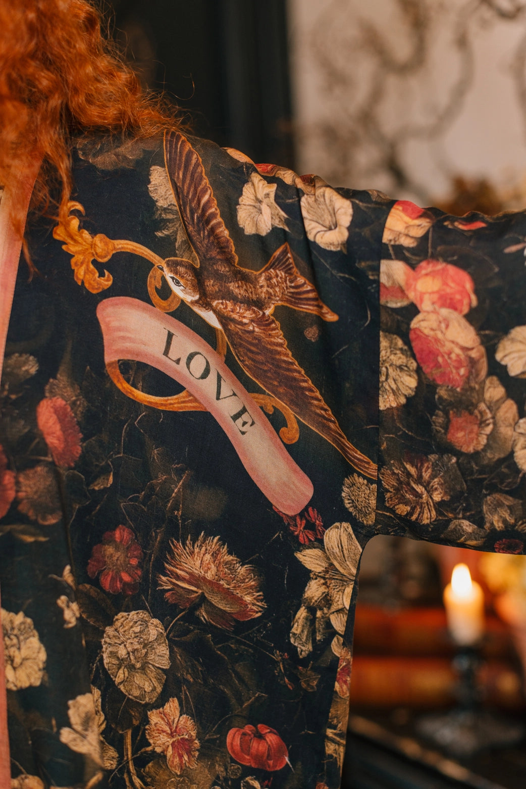 Heart of Gold Cropped Kimono