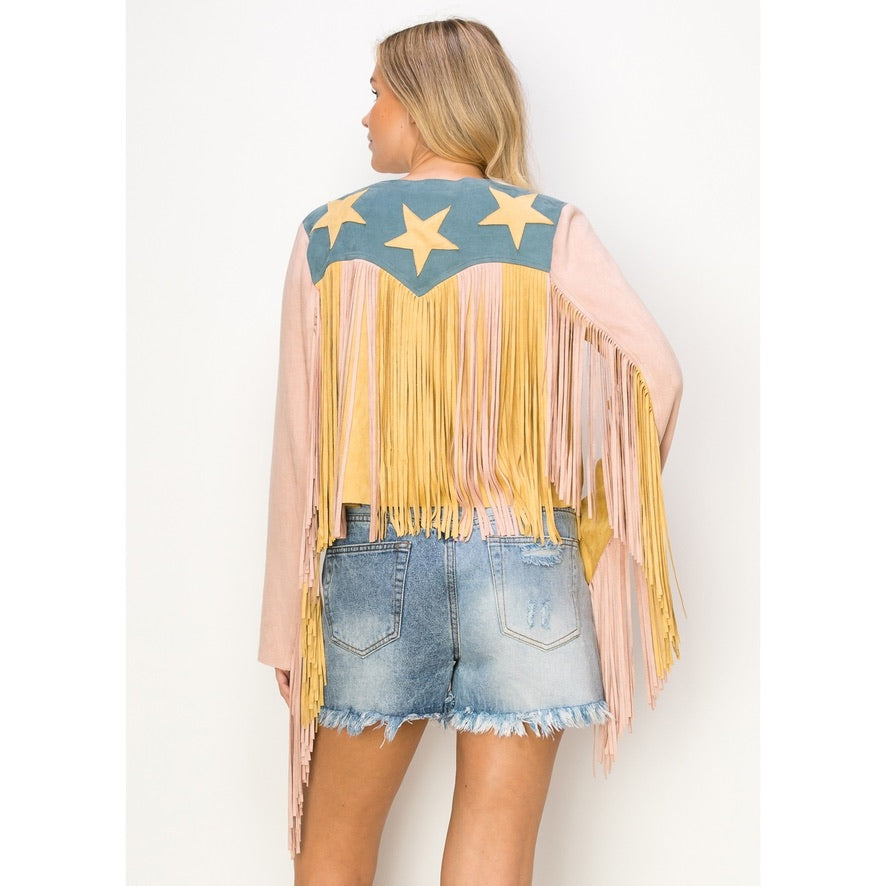 Stars Fringe Jacket