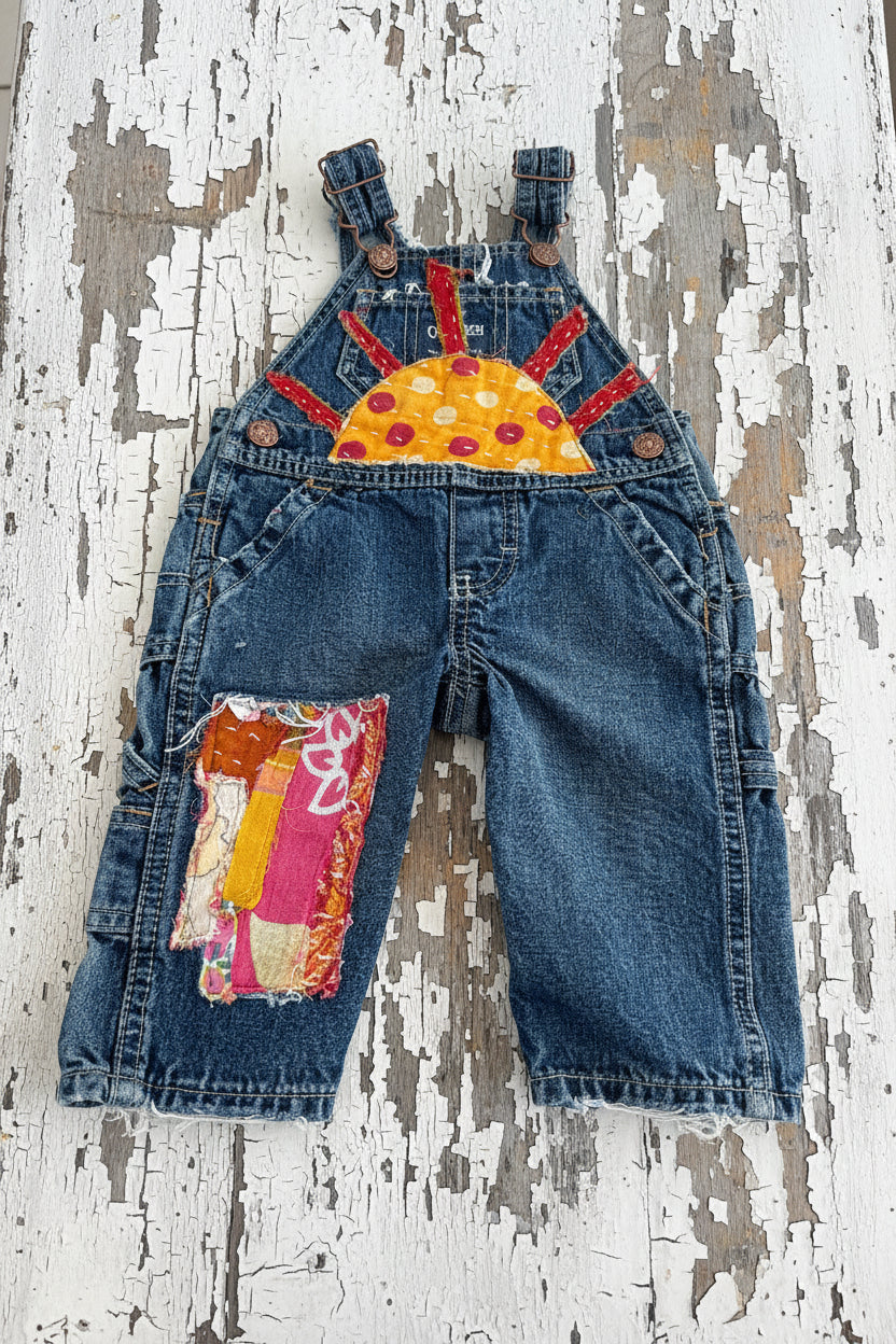 Size 6m Baby Sun Overalls