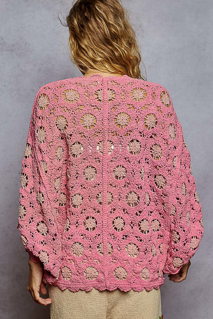 Chenille Batwing Cardi