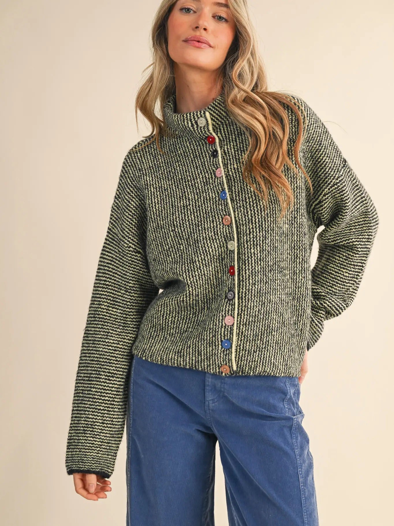 Buttons Sweater