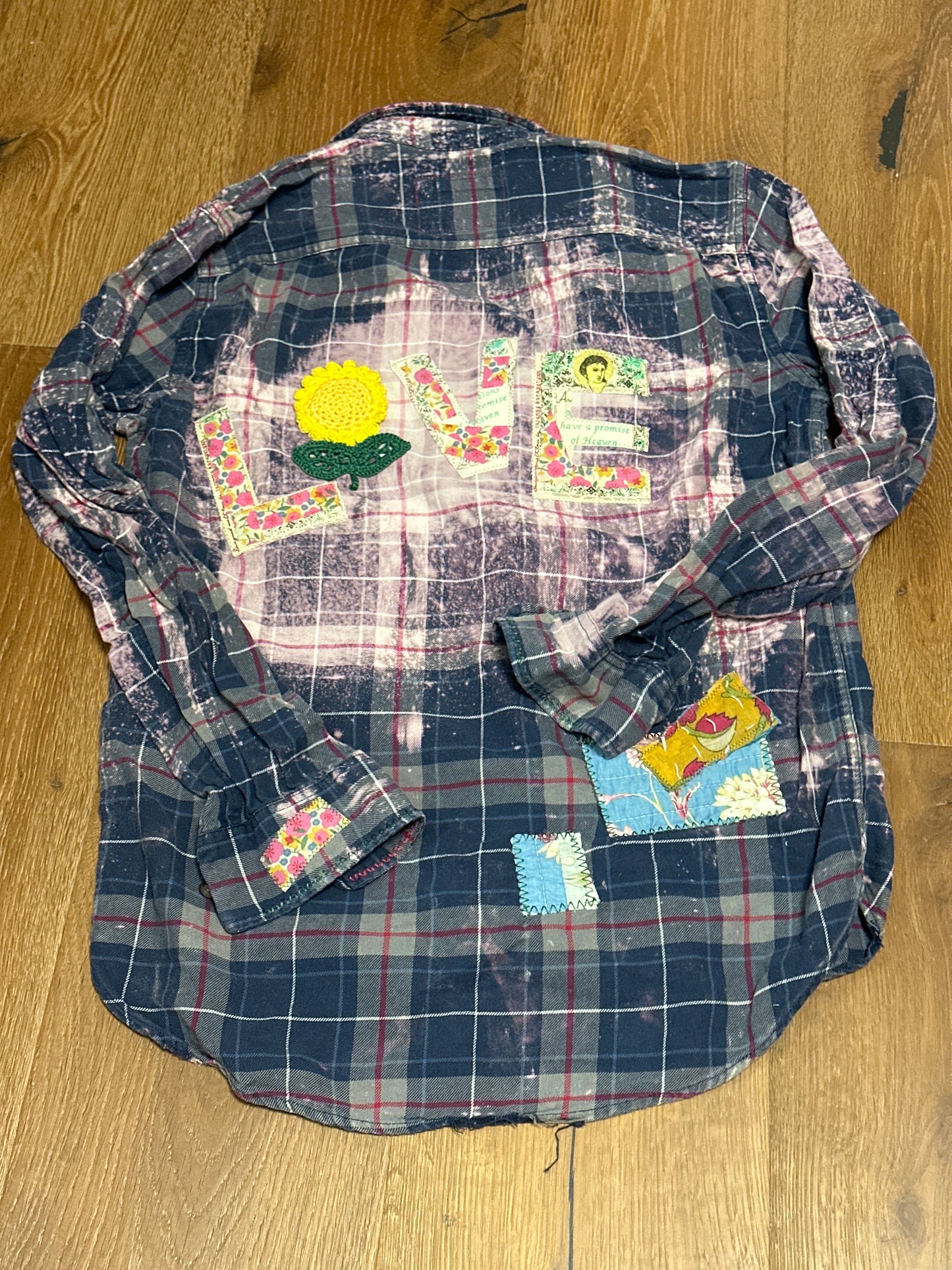 Up Cycled Love Flannel