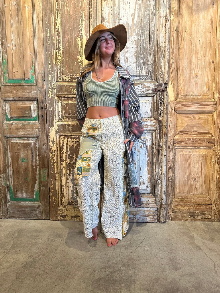 Patched Hobo Pants – Trestles Clothing Company - Main Image