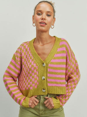 Olive Pink Sweater