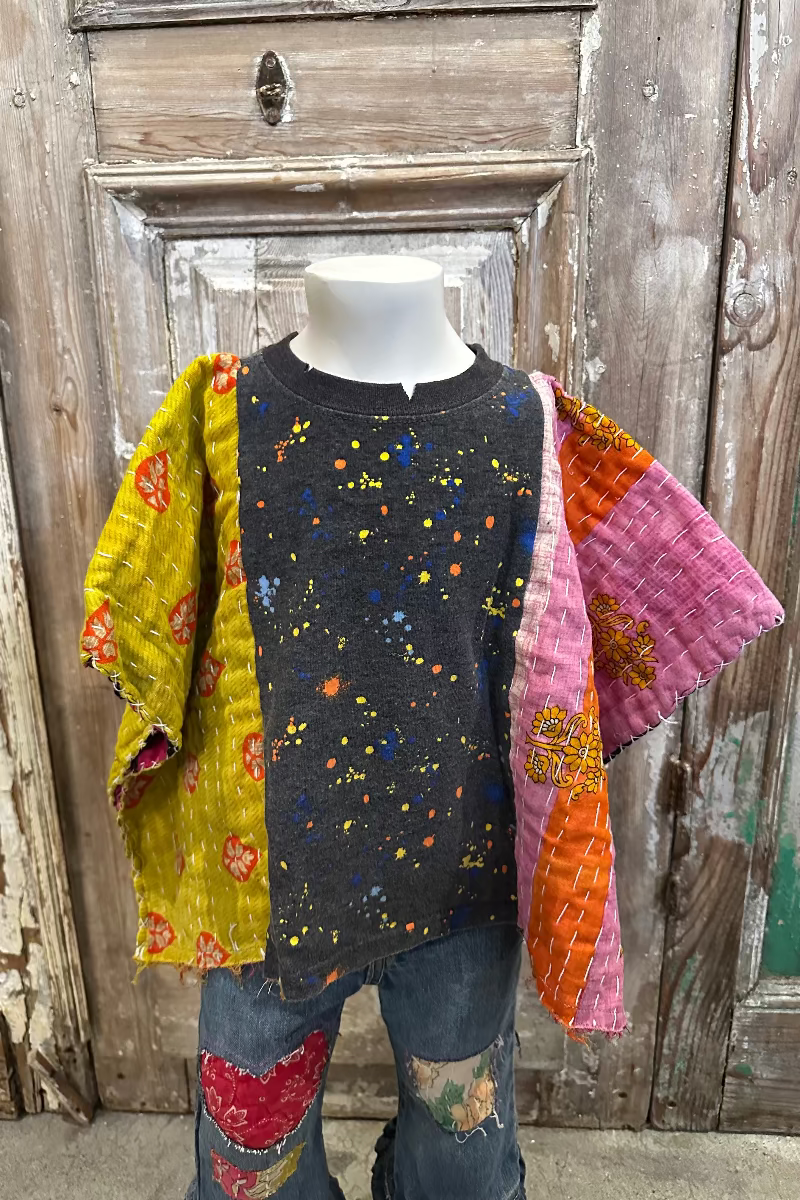 18m Splatter Poncho