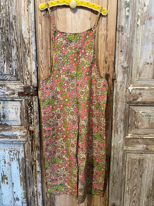 Flower Power Oversized Overalls