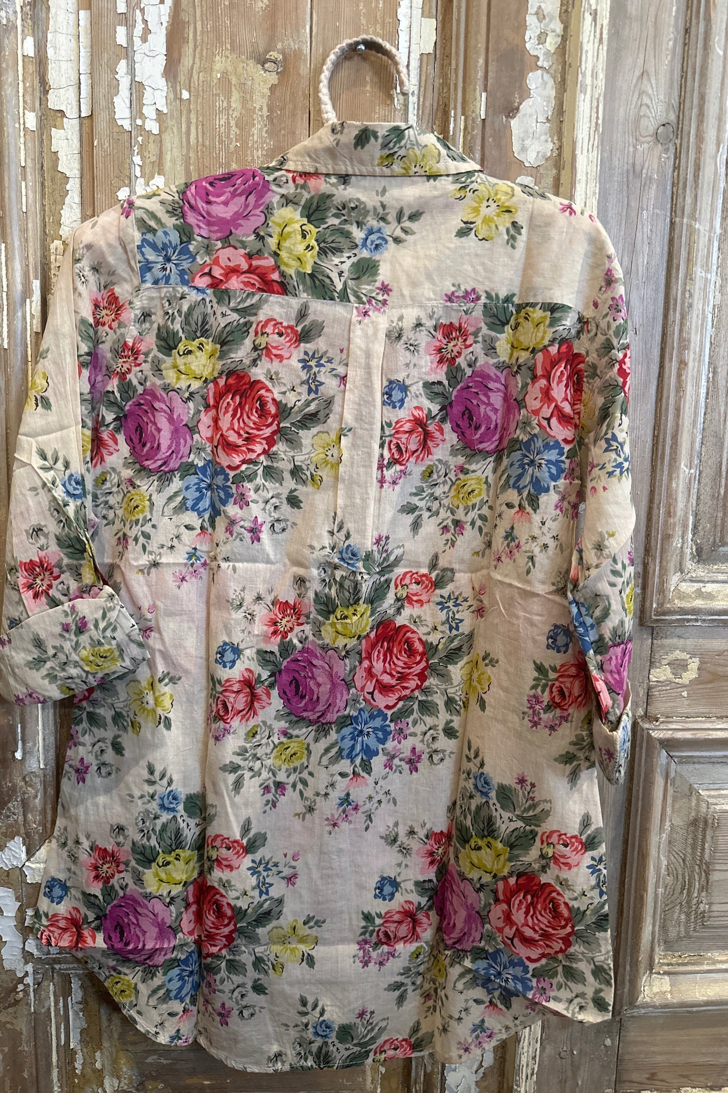 Embroidered Collared Blouse