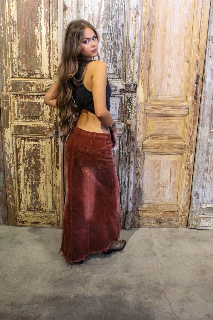 Faded Cord Maxi