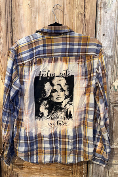 Up Cycled Dolly Flannel