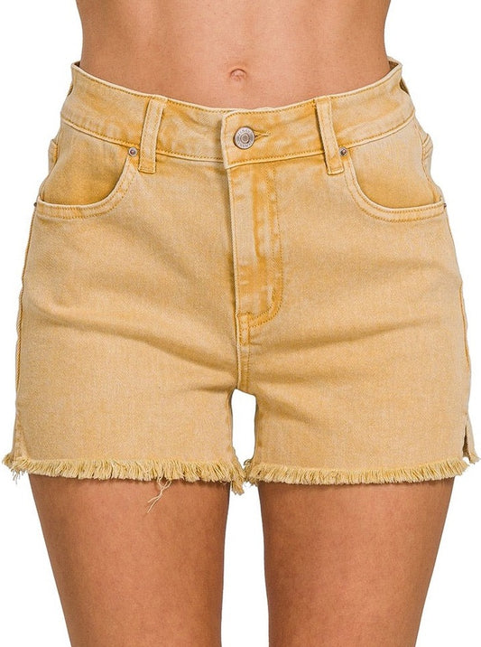 Mineral Washed Shorts