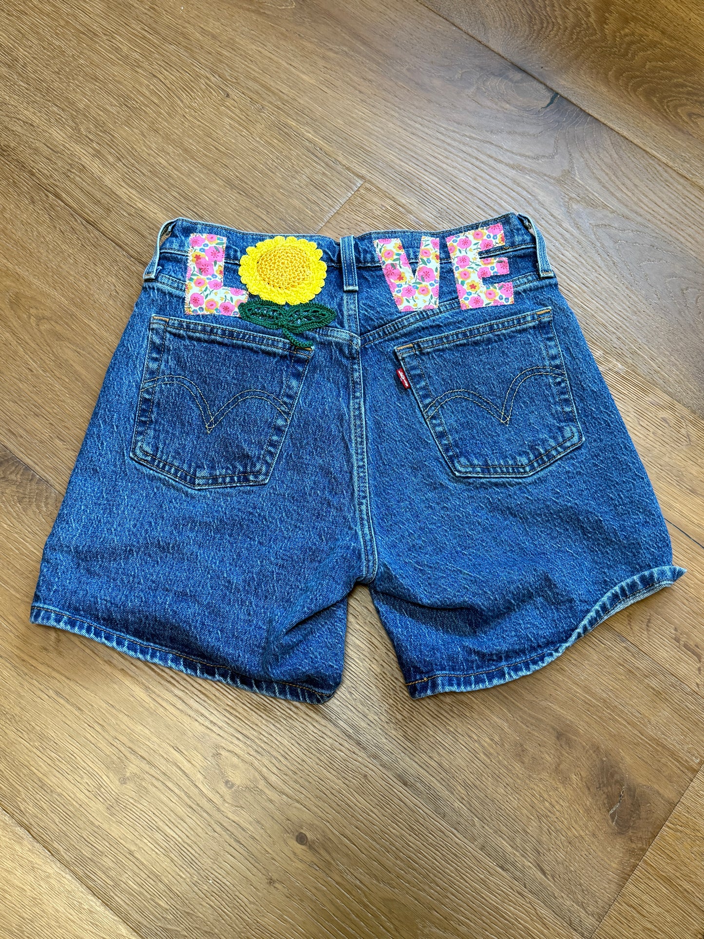 Size 27  Love Shorts