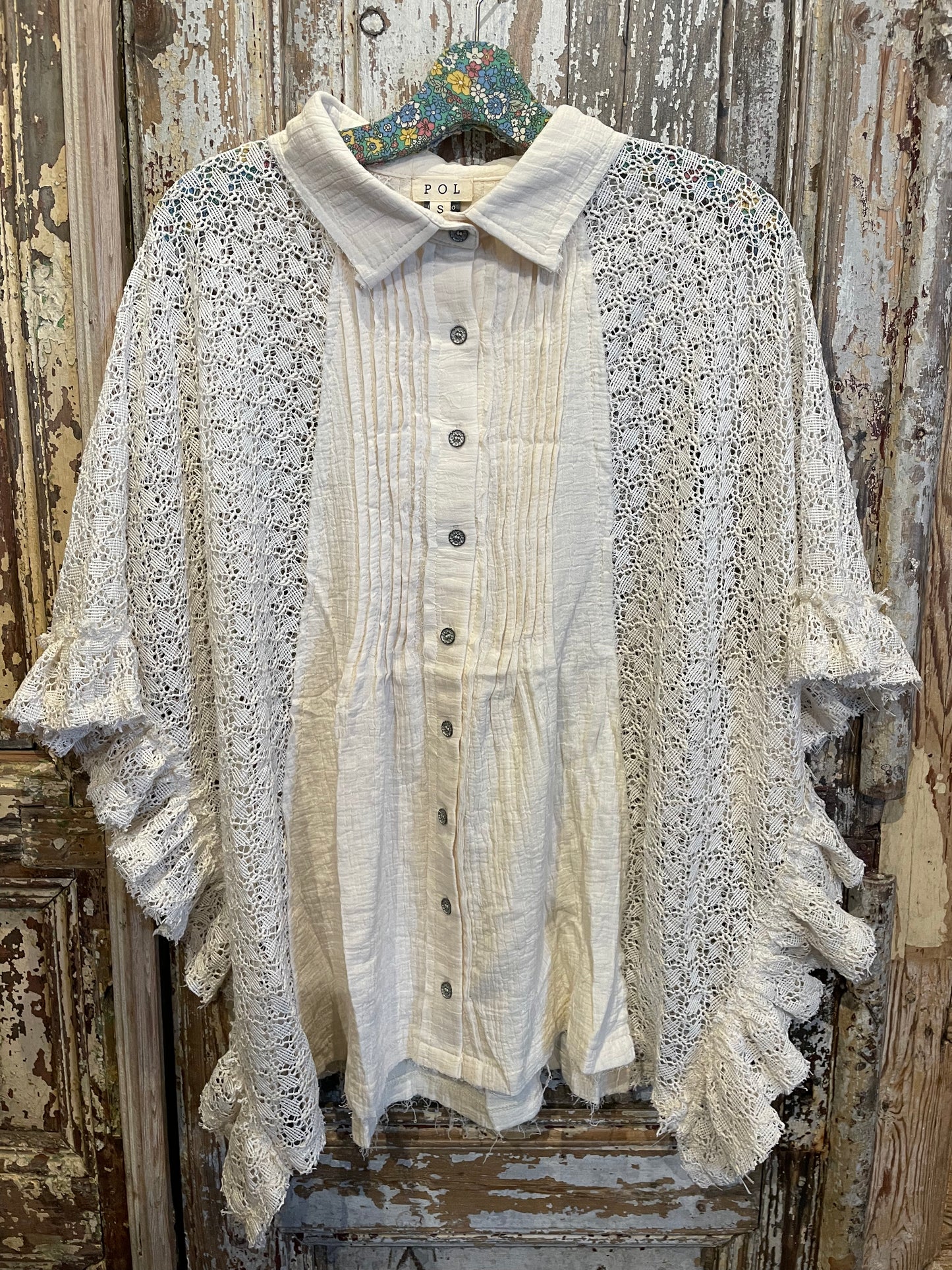 Lace Baby Doll Button Down