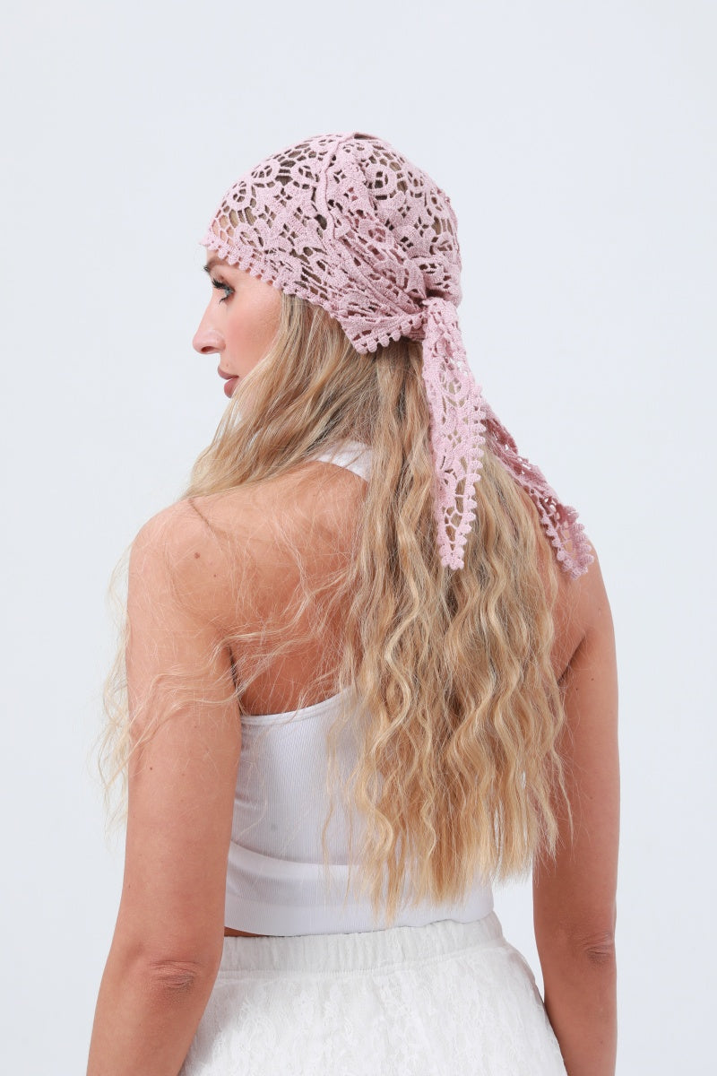 Hippie Crochet Bandana/Shawl