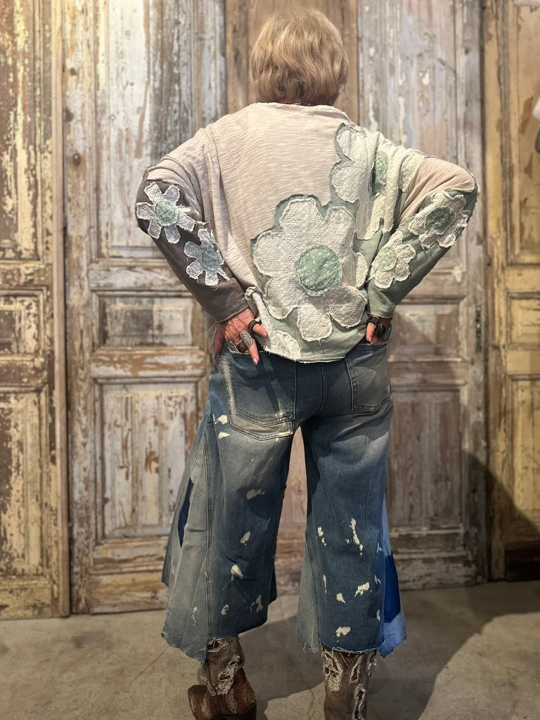 Front & Back Flower Top