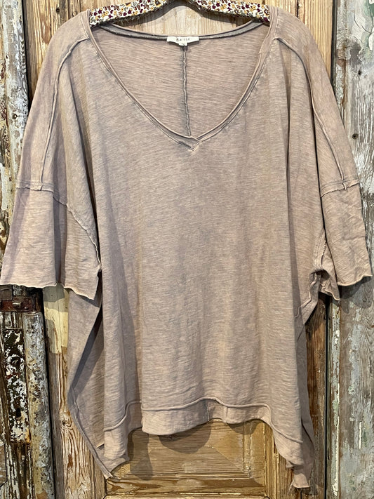 Mineral Washed Boxy Tee