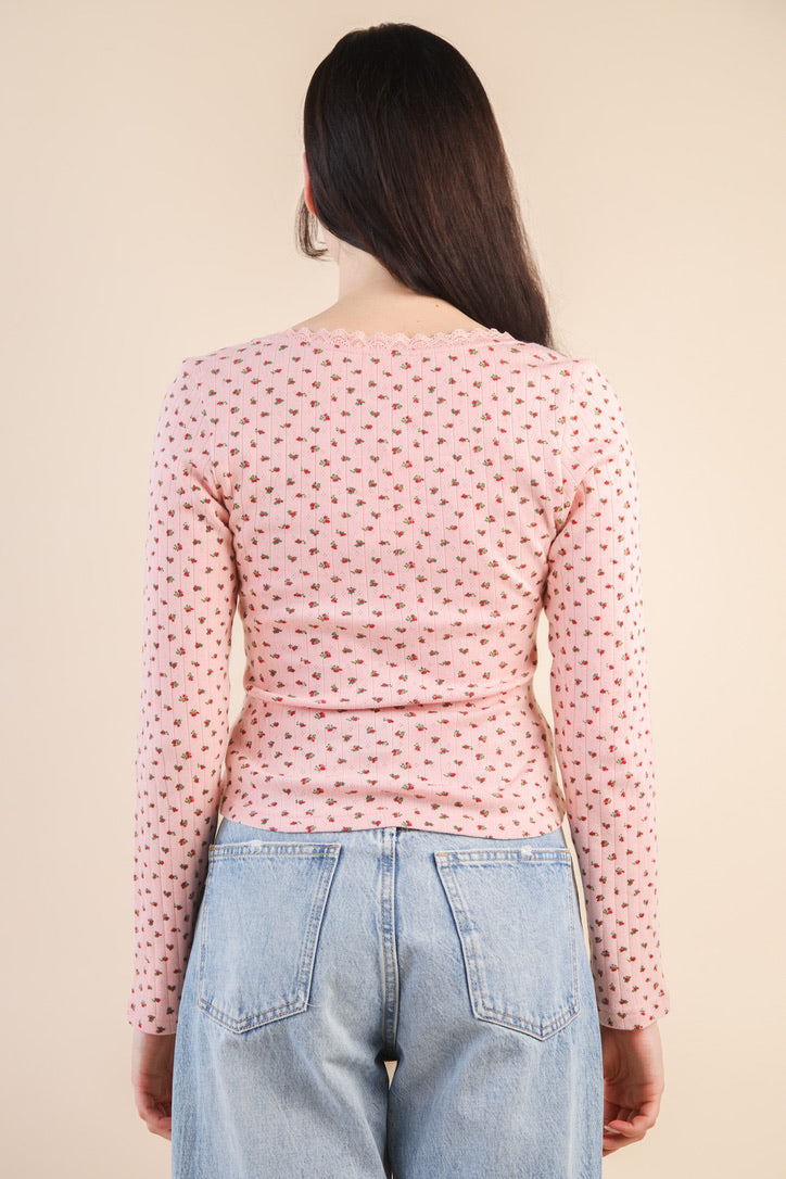 Cotton Mini Flower Top
