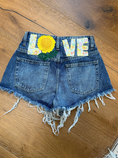 Size 24 Love Shorts