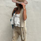 Suede Fringe Vest