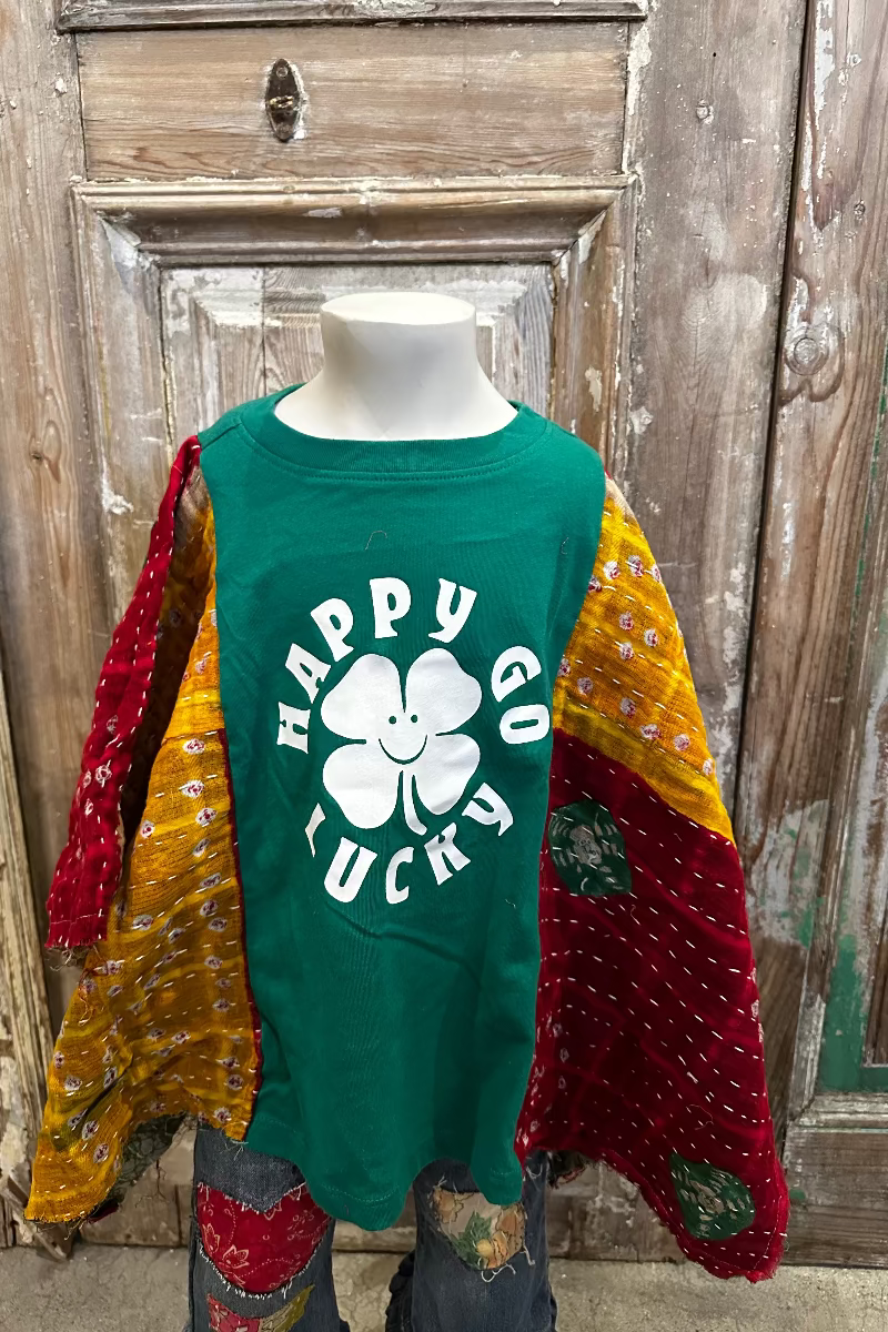 3T Happy Lucky Poncho