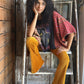 S/M Up Cycled Kantha Poncho