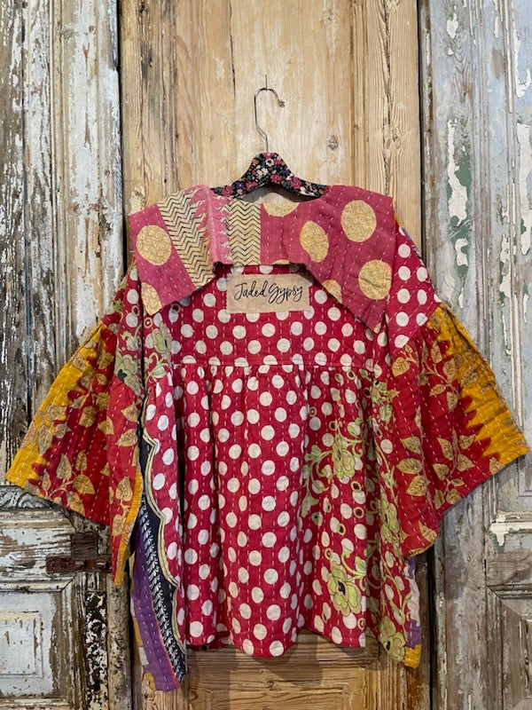 Kantha Sunrise Top #79