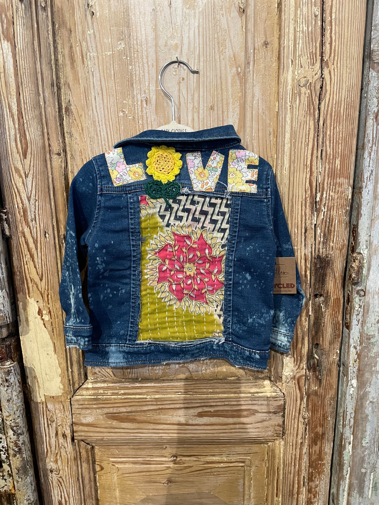 2T Love Kantha Denim Jacket