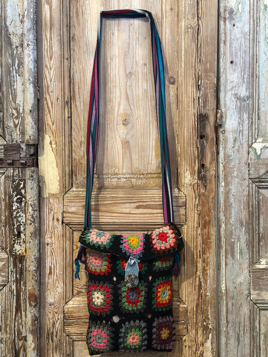 Up Cycled Granny Square Purse