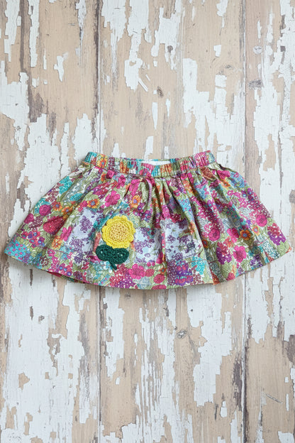 6-12m Floral Skirt