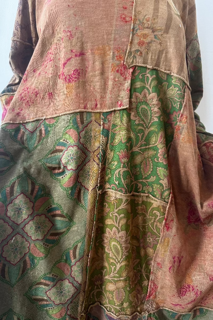 Patchwork Knit Dress