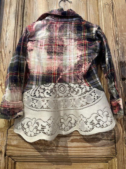 2T Lace Plaid