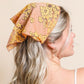 Boho Floral Head Scarf