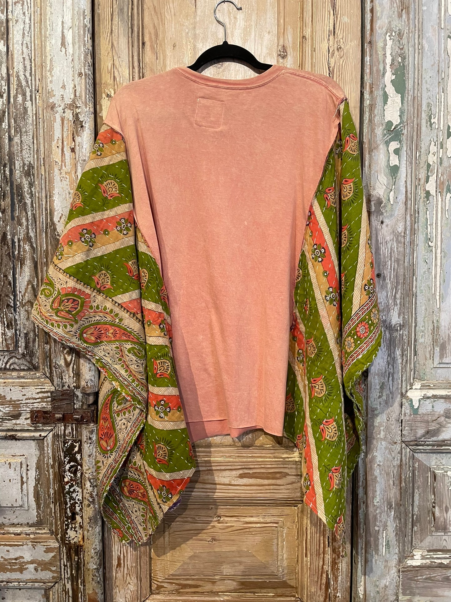 Up Cycled Kantha Poncho