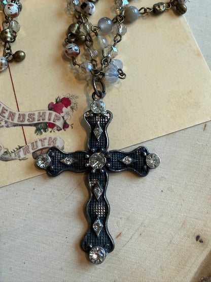 Multi Strand Religious Necklace