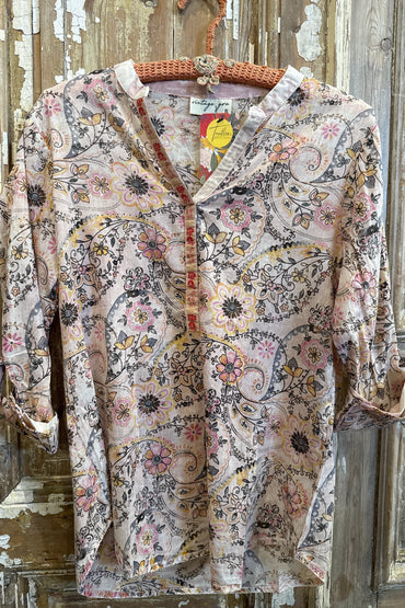 1/4 Front Ribbon Blouse