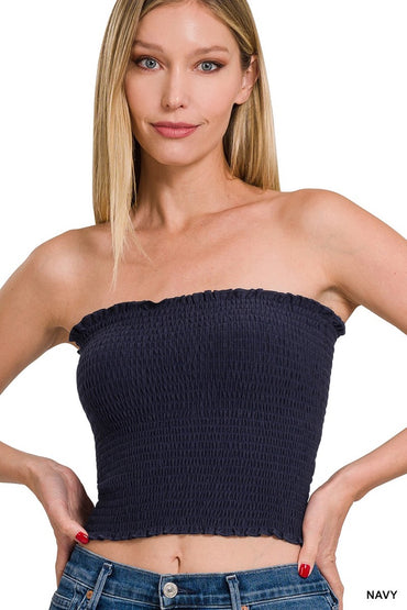 Smock Tube Top-9860