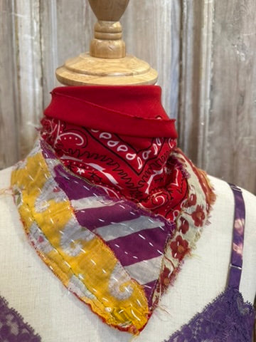 Up Cycled Kantha Bandanas