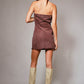 Embroidered Tube Dress