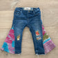 12-18m Up Cycled Kids Bell Bottoms