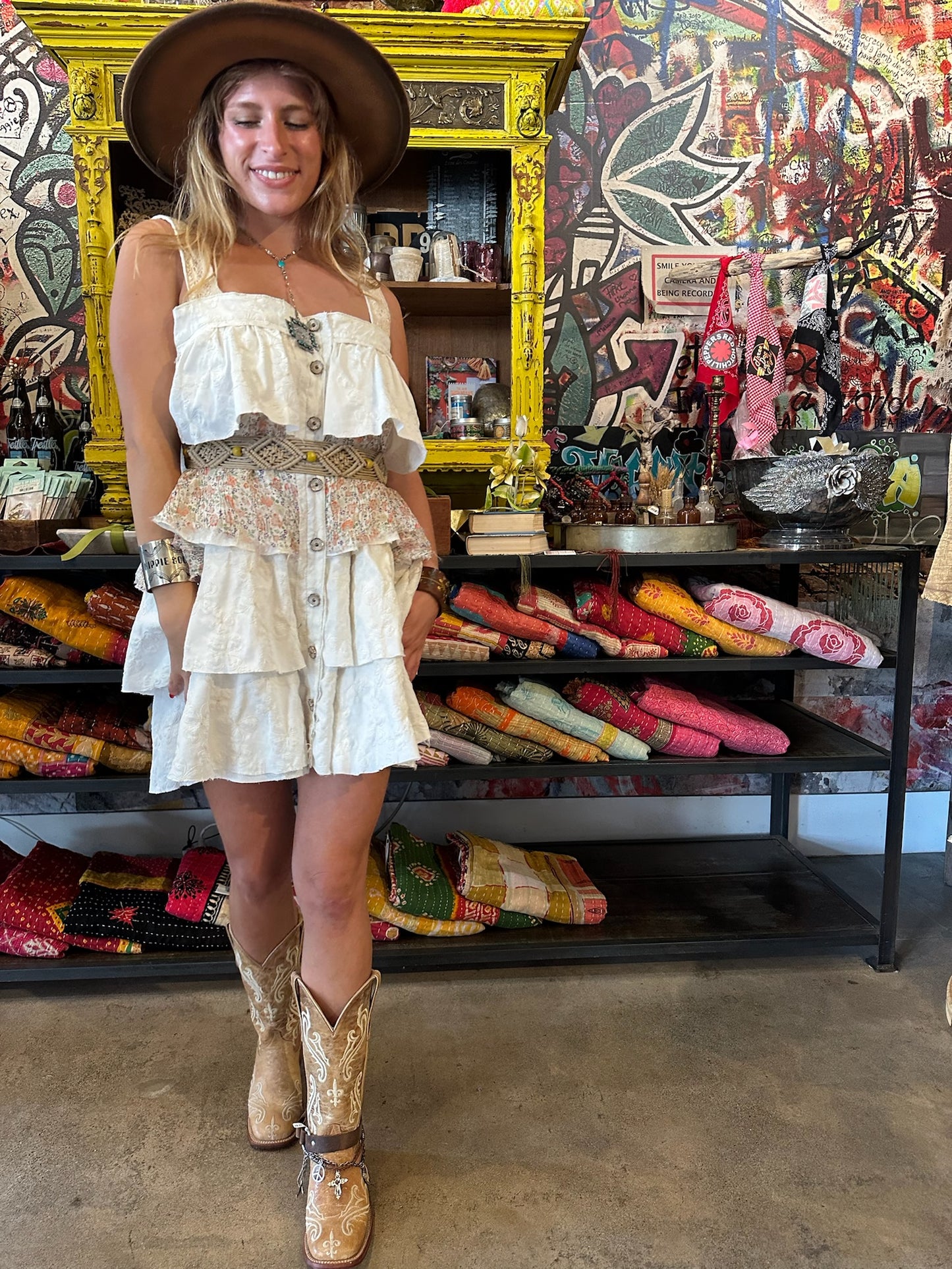 Ruffled Tiered Dress