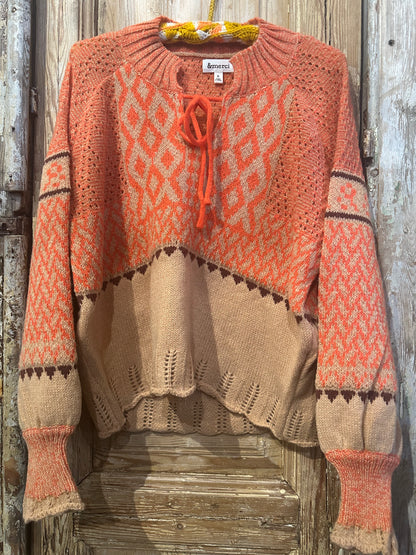 Orange Hippie Sweater