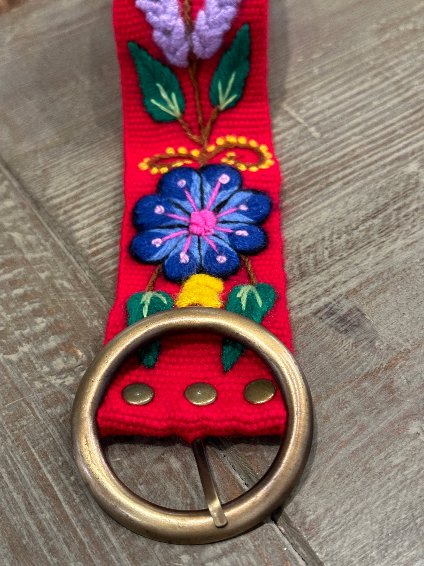 Peruvian Embroidered Belt