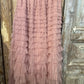 Sized Ruffled Tulle Skirt-9912